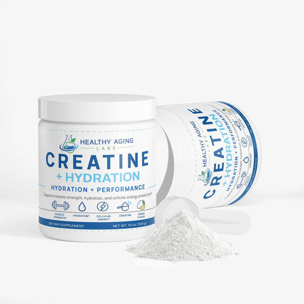 Creatine Monohydrate 5g + Electrolytes – Hydration Powder, 300g | Healthy Aging Labs