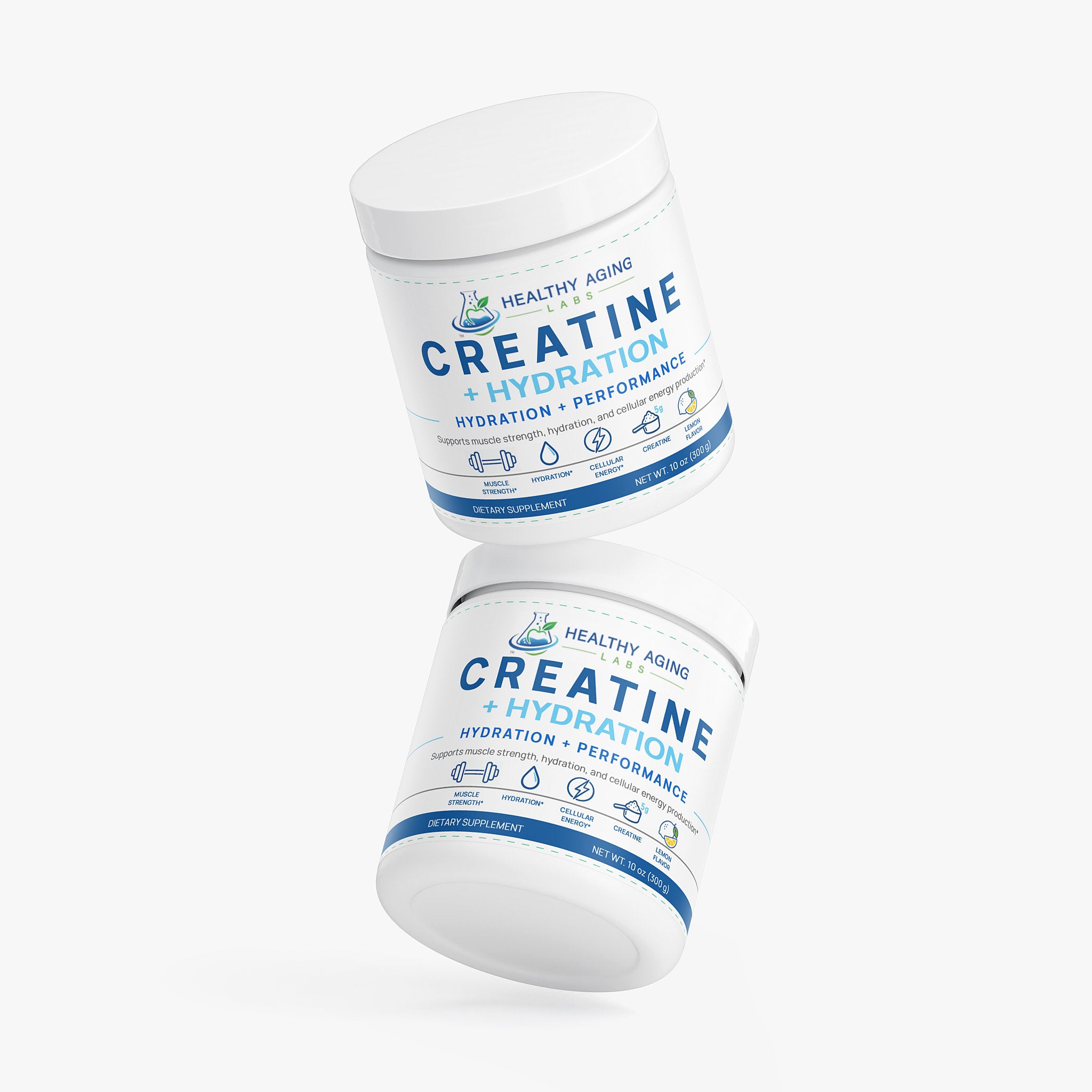 Creatine Monohydrate 5g + Electrolytes – Hydration Powder, 300g | Healthy Aging Labs