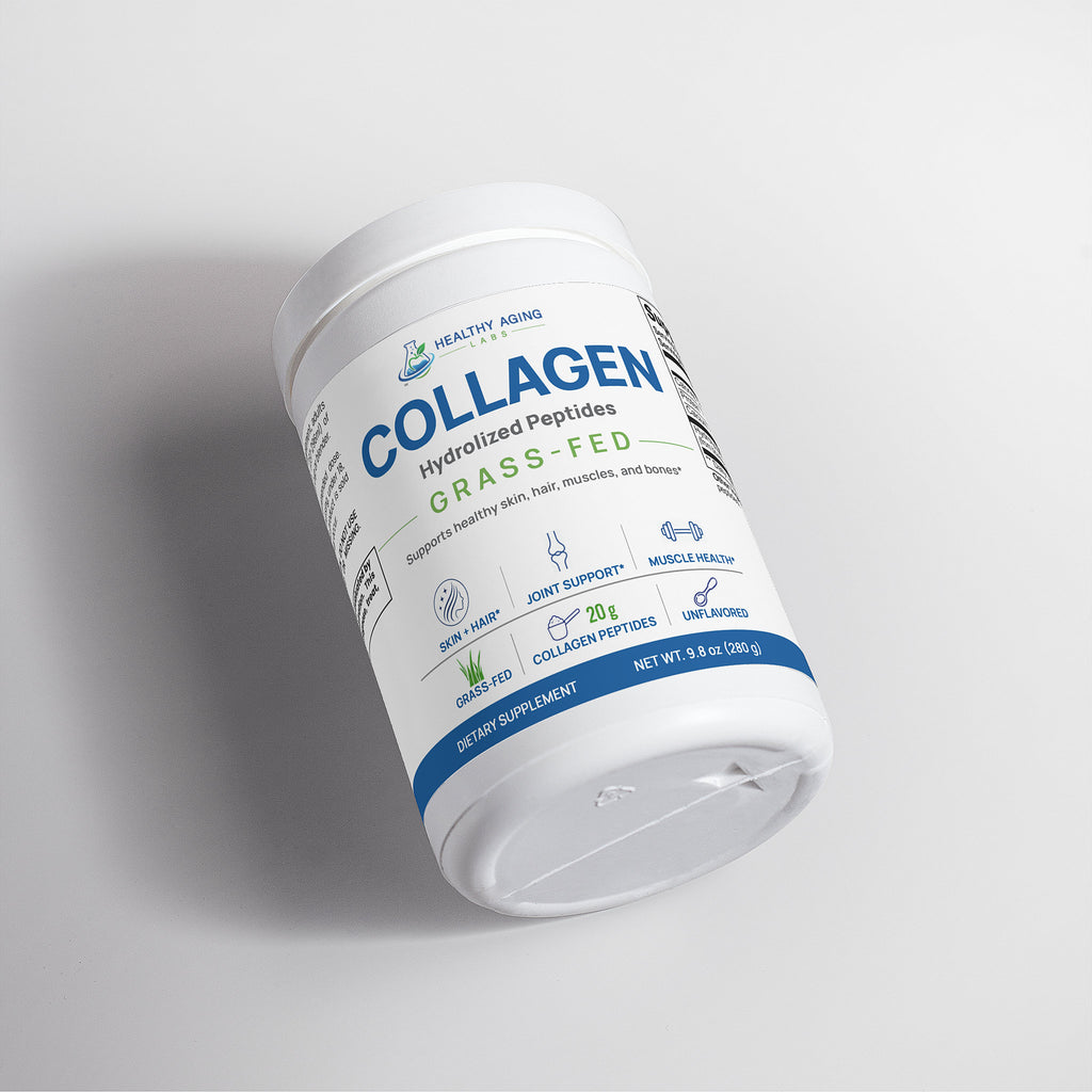 Grass-Fed Hydrolyzed Collagen Peptides Powder | Healthy Aging Labs