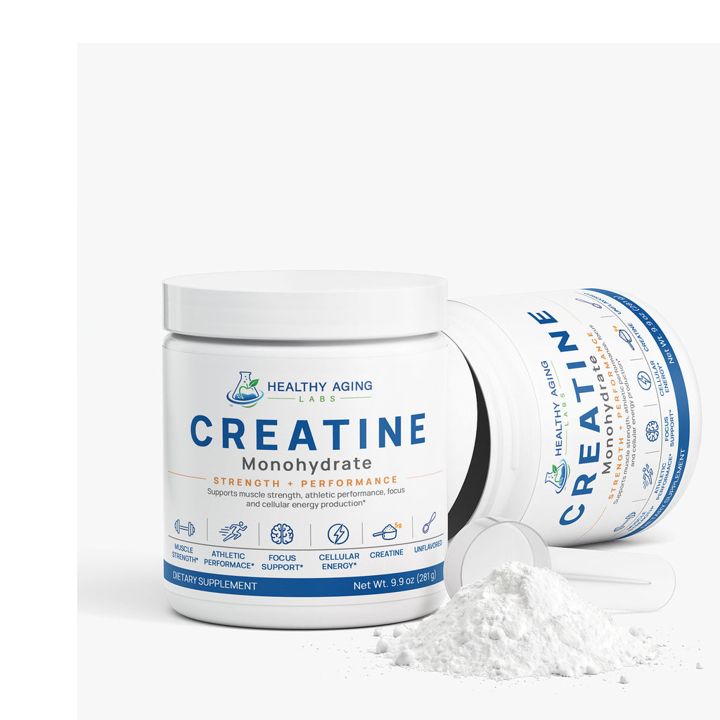Creatine Monohydrate Powder – 5g Per Serving, 250g | Healthy Aging Labs