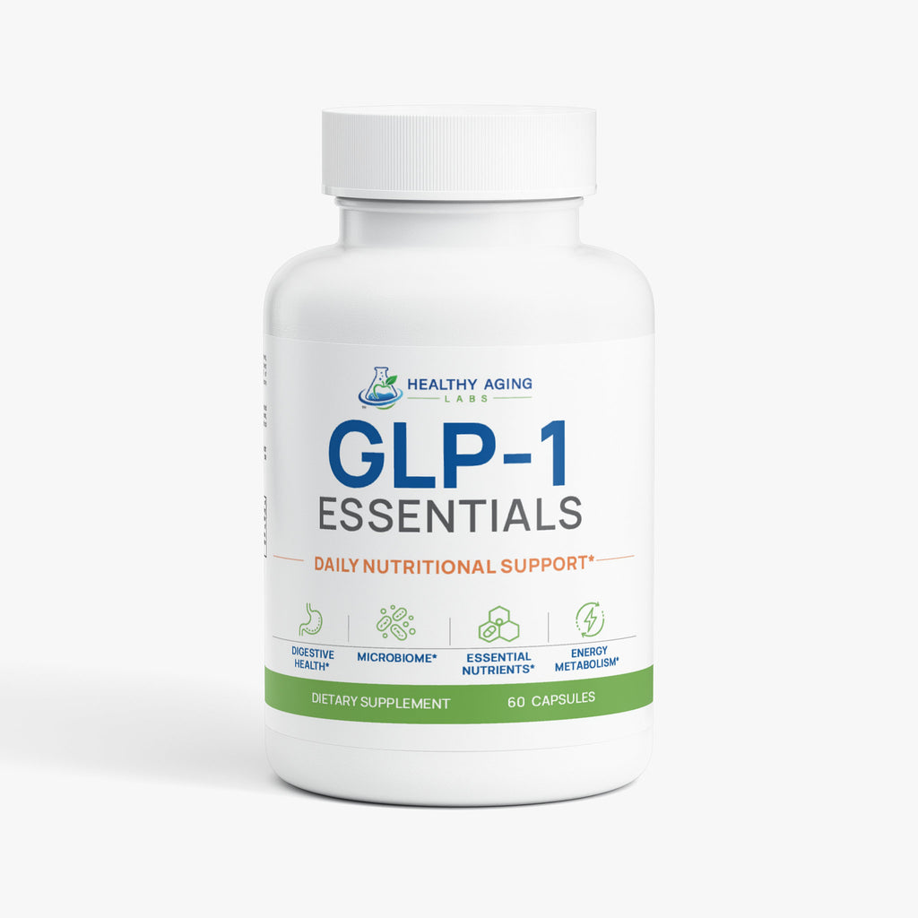 GLP-1 Essentials – Digestive Enzymes, Probiotics & B Vitamins, 60 Capsules | Healthy Aging Labs